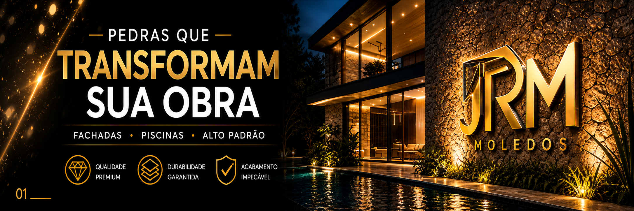 Pedras que transformam sua obra